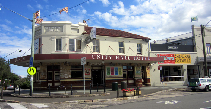 Unity Hall Hotel, Balmain